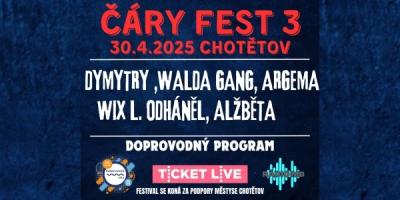 Plakát na koncert Chotětov 30. 4. 2025