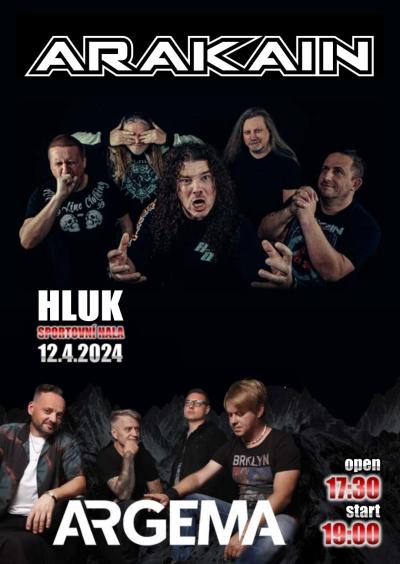 Plakát na koncert Hluk 12. 4. 2024