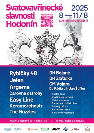 Plakát na koncert Hodonín 9. 8. 2025