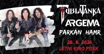 Plakát na koncert Písek 28. 8. 2026